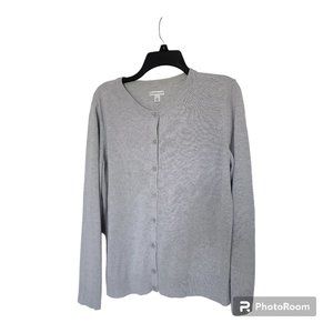 EUC 🌞 Croft & Barrow Metallic Cotton Cardigan